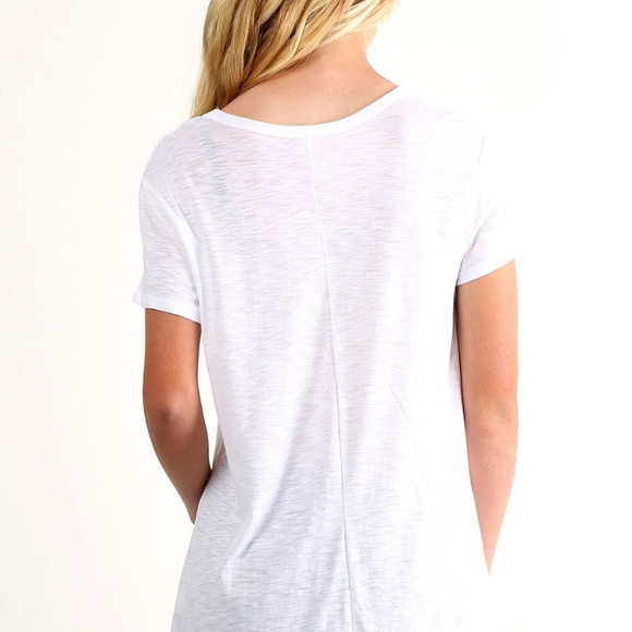 White Burnout Tee - Picture 4 of 5